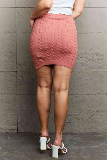 Slay Breeze Check-In Mini Skirt - Burnt Coral - Slay Trendz Fashion Boutique